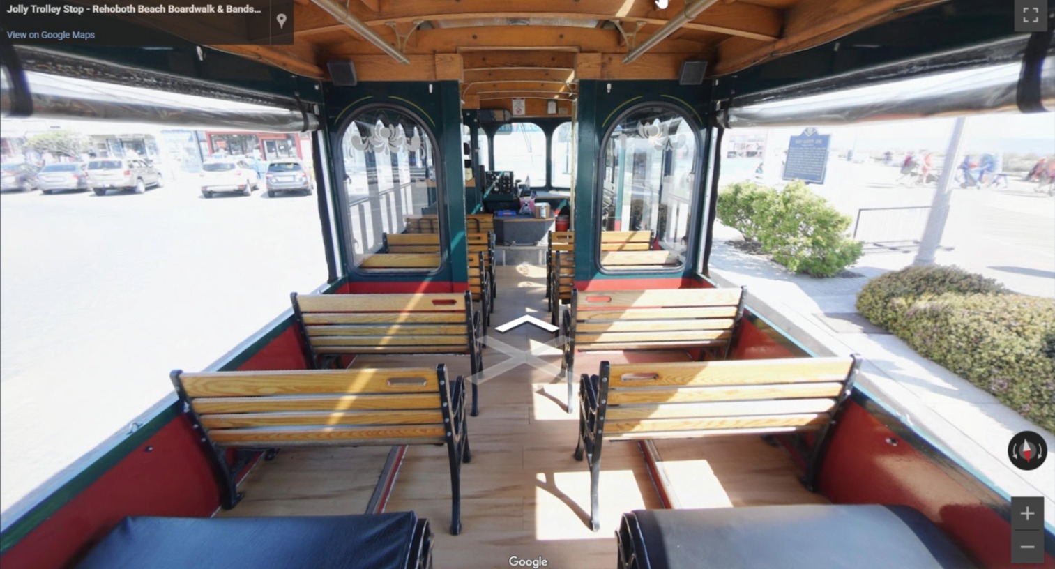 Jolly Trolley Stop - Rehoboth Beach Boardwalk &amp; Bandstand